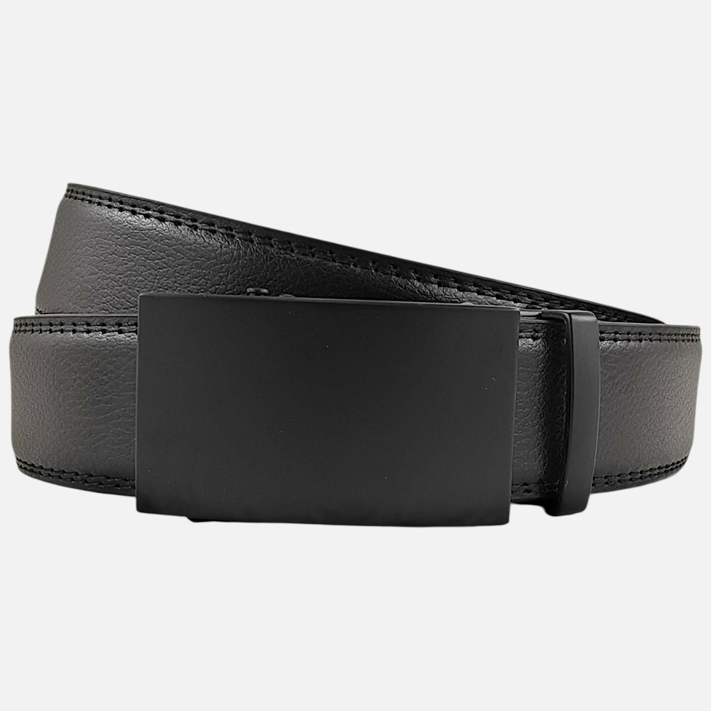Смарт колан BELTBOX® – Без дупки, естествена кожа (Черен, 3.5 см)