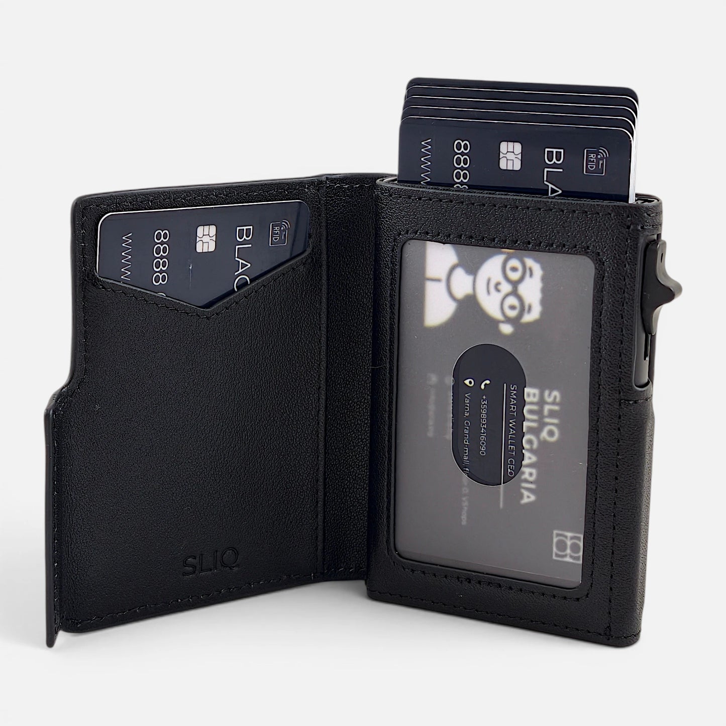 SLIQ Minimalista | Картхолдър с RFID защита