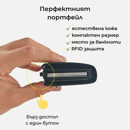 SLIQ pro | Смарт портфейл с RFID защита